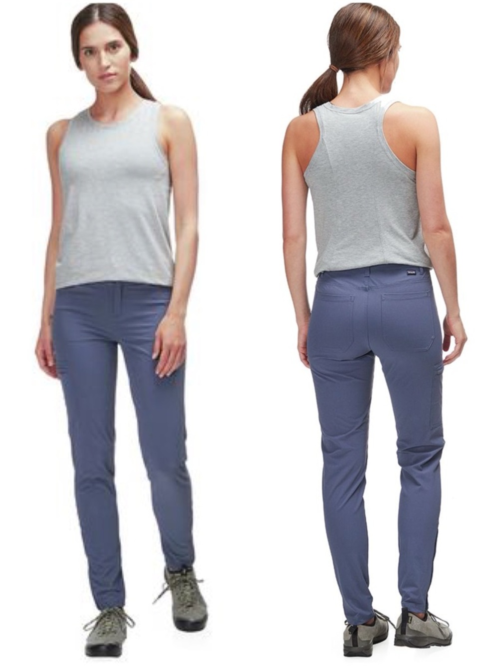 PATAGONIA Women’s Size 14 Stone Blue Skyline Traveler Slim Ankle Pant Hiking